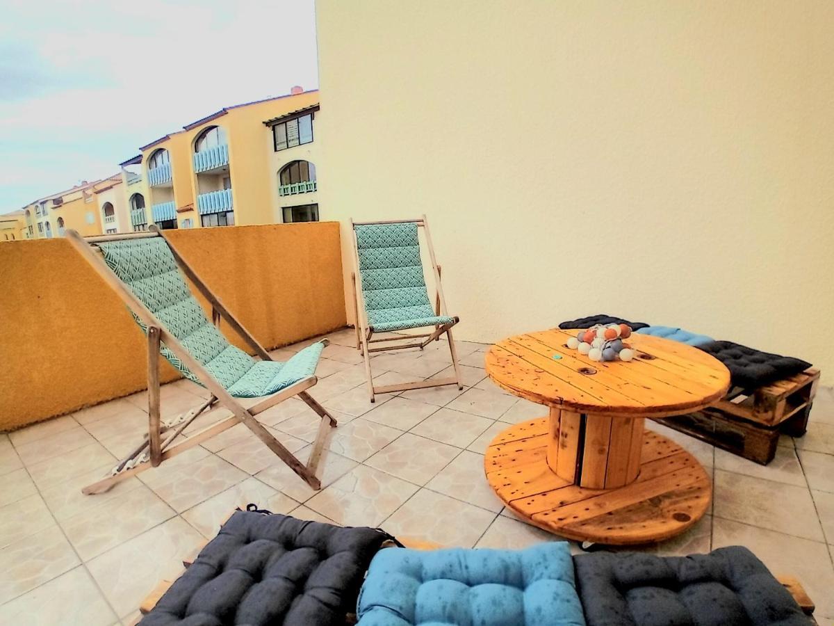 T3 Grande Terrasse Bord De Mer Le Barcarès Εξωτερικό φωτογραφία